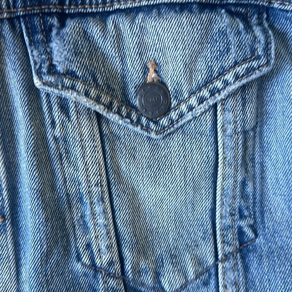 Able-The Merly Jacket-Original Wash- distressed denim jacket - Picture 3 of 7